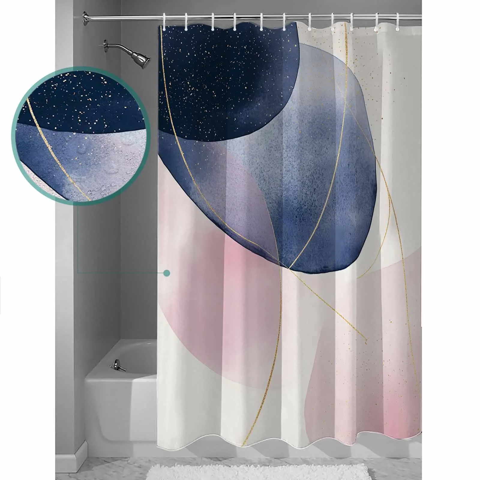 Nordic Minimalist Color Block Shower Curtain High Quality Bathroom Waterproof Fabric Toilet Simple Style Decor
Nordic Minimalist Color Block Shower Curtain High Quality Bathroom Waterproof Fabric Toilet Simple Style Decor