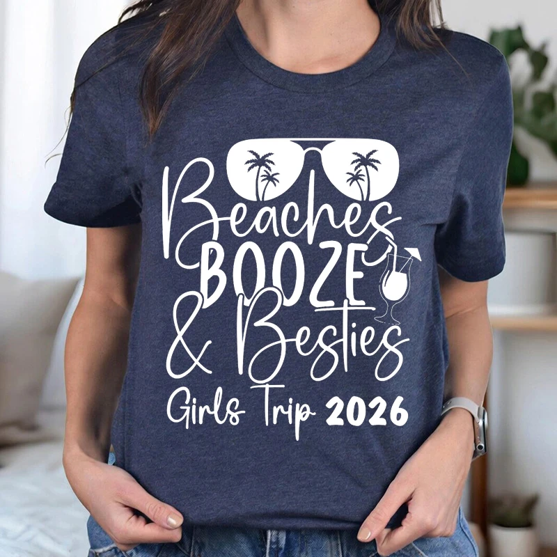 Girls Trip Shirt Beaches Besties 2026 Trip Shirt Girls Vacation Outfits Beach Vacation Matching Girls Trip Tshirts
Girls Trip Shirt Beaches Besties 2026 Trip Shirt Girls Vacation Outfits Beach Vacation Matching Girls Trip Tshirts