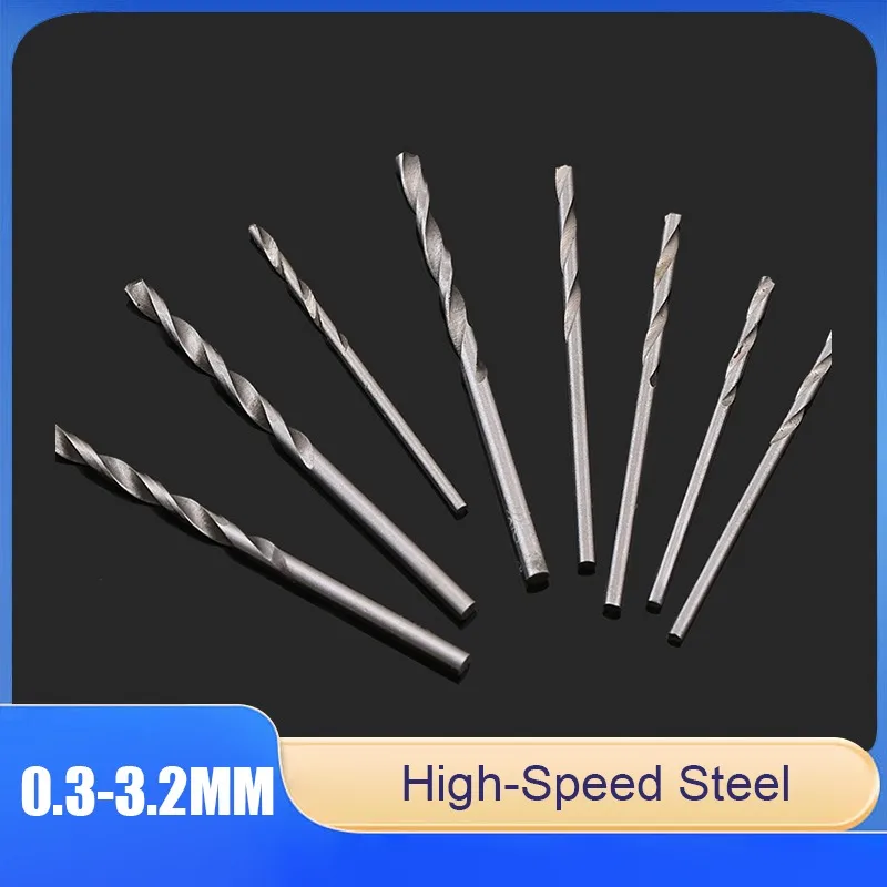 HSS Mini Twist Drill Bit Set (0.3-1.6mm, 0.5-3.0mm, 0.4-3.2mm) for Micro Drilling, Hand Drills, Woodworking & Rotary Tools
HSS Mini Twist Drill Bit Set (0.3-1.6mm, 0.5-3.0mm, 0.4-3.2mm) for Micro Drilling, Hand Drills, Woodworking & Rotary Tools