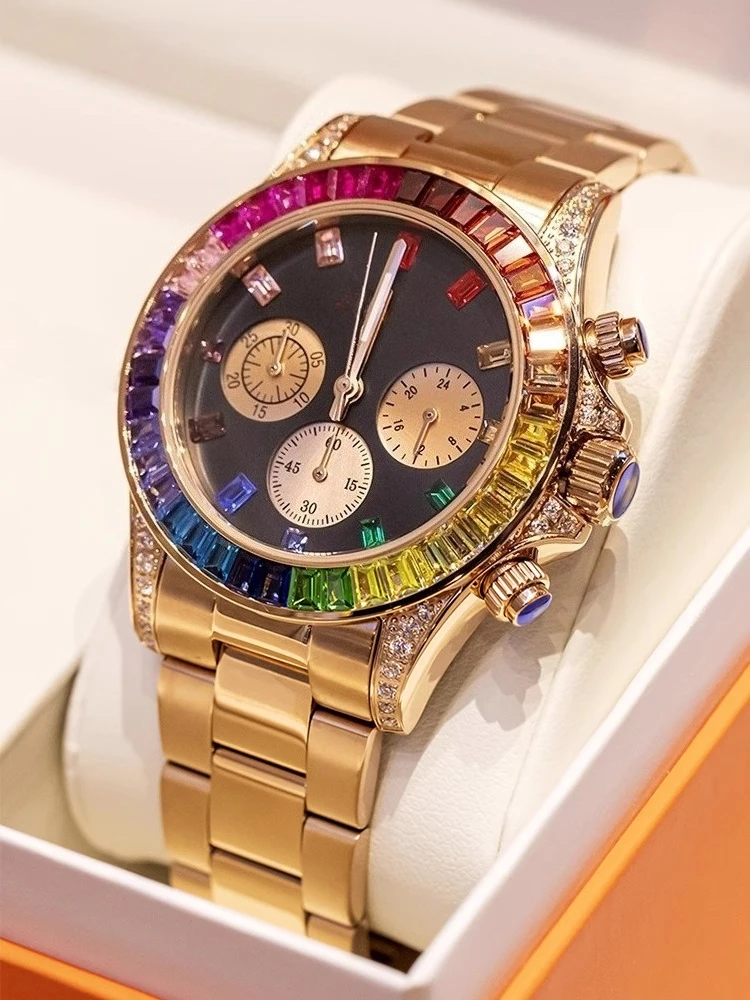 Watch women's genuine luxury full diamond women's style
Watch women's genuine luxury full diamond women's style