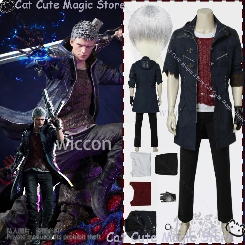 Anime Game DMC Cosplay Nero Desert Punk Coat Battle Uniform Red Shirt Pant Y2K Suit Demon Halloween Christmas Party Comic Con
Anime Game DMC Cosplay Nero Desert Punk Coat Battle Uniform Red Shirt Pant Y2K Suit Demon Halloween Christmas Party Comic Con