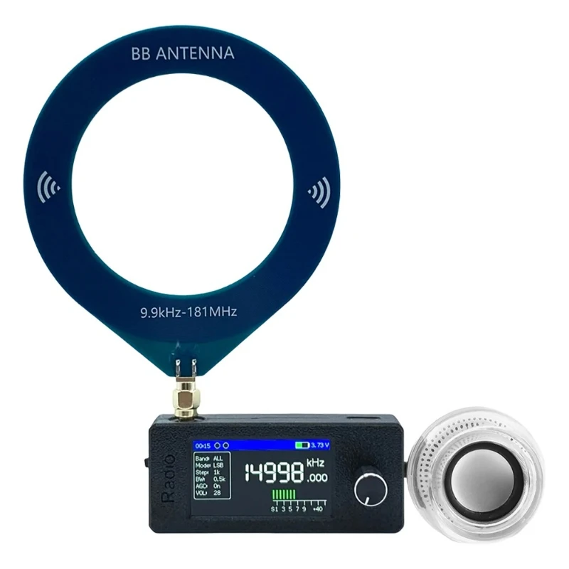 ATS MINI PRO SI4732 0.5-108mhz Full Band DSP Radio, Mini Pocket Receiver, FM AM MW SW SSB, V1.01 with External Speaker
ATS MINI PRO SI4732 0.5-108mhz Full Band DSP Radio, Mini Pocket Receiver, FM AM MW SW SSB, V1.01 with External Speaker