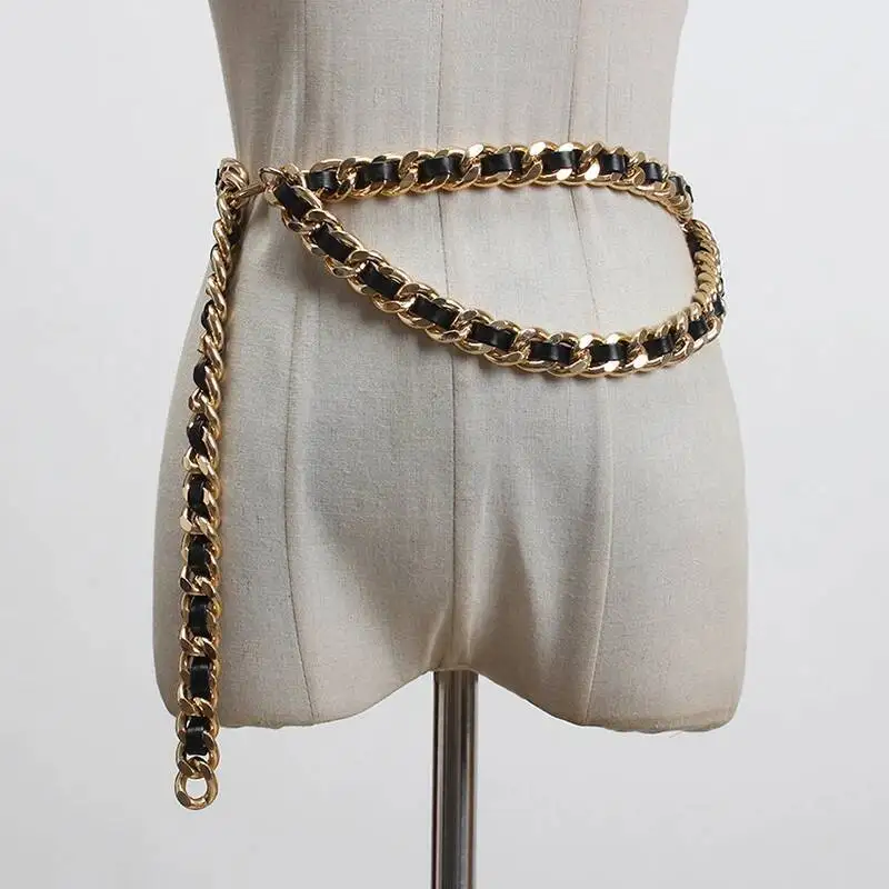 Leather Black Metal Pu Chain Split Joint Long Belt Personality Women New Fashion All-match Spring 2026 1ASX0
Leather Black Metal Pu Chain Split Joint Long Belt Personality Women New Fashion All-match Spring 2026 1ASX0