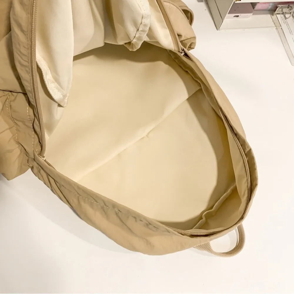 New Fashion Versatile Backpack Summer Small Fresh Girl School Bag Nylon Solid Color Campus Backpacks for Student
New Fashion Versatile Backpack Summer Small Fresh Girl School Bag Nylon Solid Color Campus Backpacks for Student