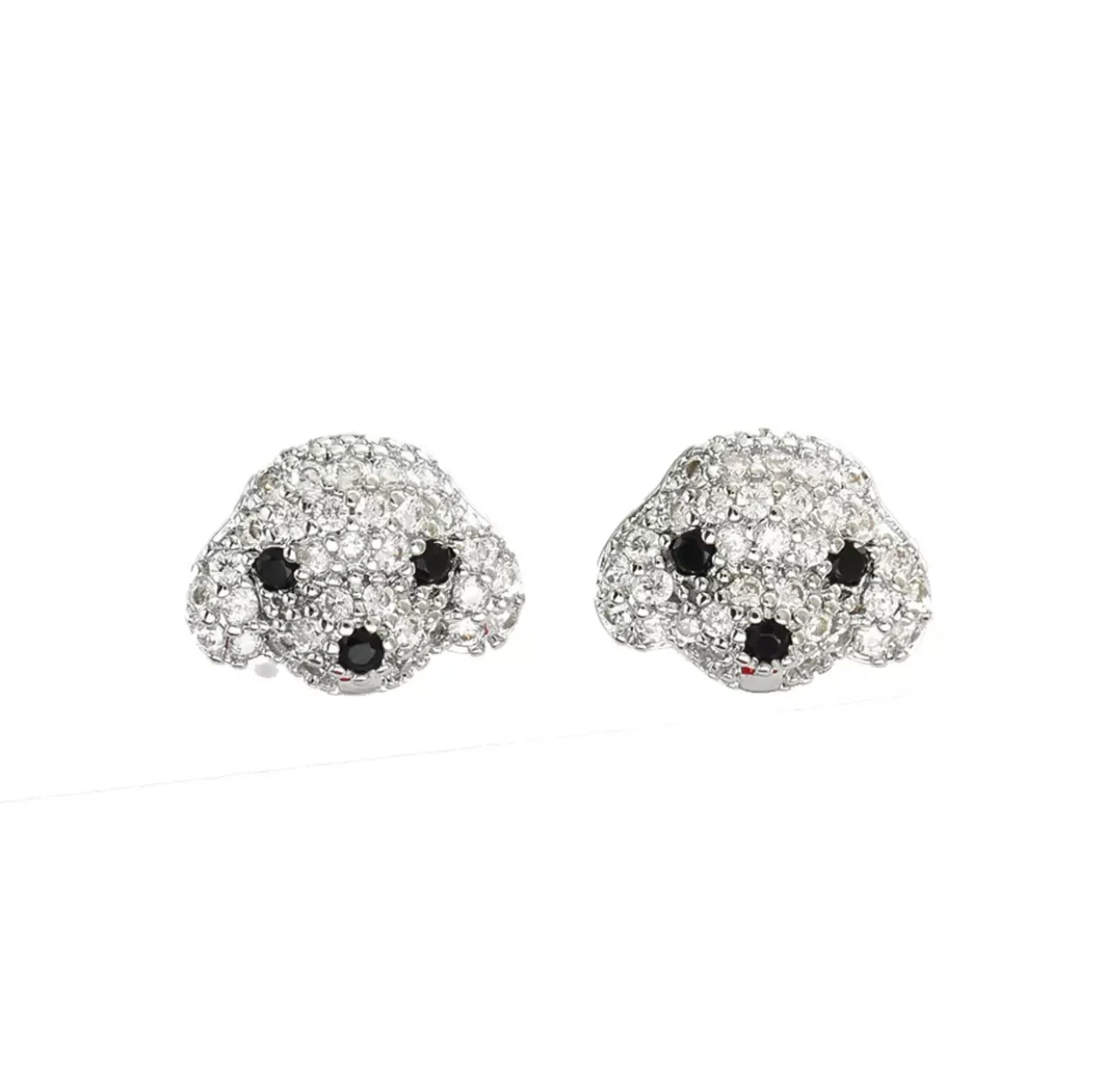 0.8 * 1.2 cm cute sweetheart pet earrings, Korean style, luxurious zirconium small dog design earrings, multi-functional earring
0.8 * 1.2 cm cute sweetheart pet earrings, Korean style, luxurious zirconium small dog design earrings, multi-functional earring