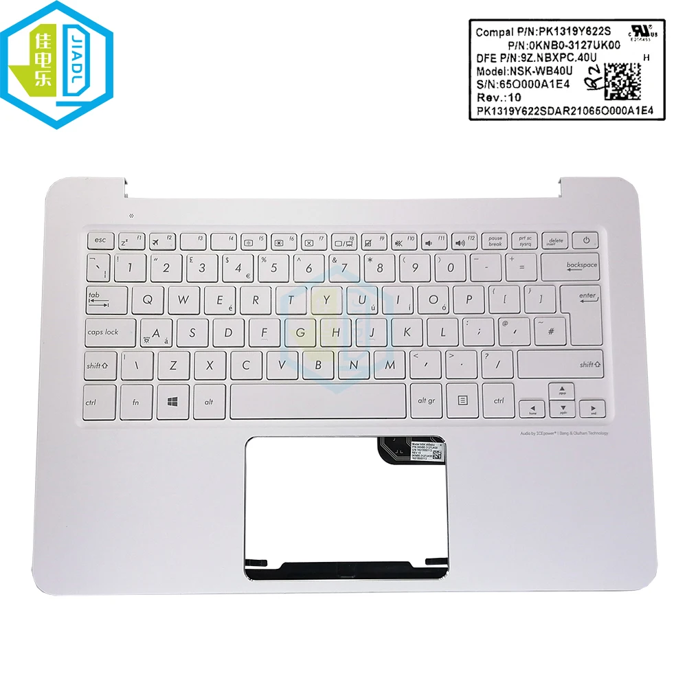 Клавиатура с подставкой для ноутбука ASUS Zenbook UX305 LA UX305FA UX305C UX305CA, клавиатуры с белыми колпачками C Shell 90NB06X2 R31UK0
Клавиатура с подставкой для ноутбука ASUS Zenbook UX305 LA UX305FA UX305C UX305CA, клавиатуры с белыми колпачками C Shell 90NB06X2 R31UK0
