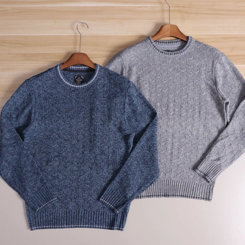 Thiened версия вязаного свитера, теплый круглый мужской свитер из грубой пряжи, однотонный, осенне-зимний модный длинный топ све
Thiened версия вязаного свитера, теплый круглый мужской свитер из грубой пряжи, однотонный, осенне-зимний модный длинный топ све