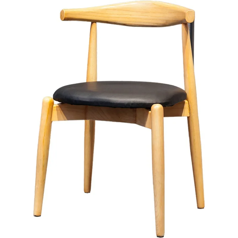 New horn chair Nordic solid wood chair simple Japanese backrest milk tea shop leisure chair
New horn chair Nordic solid wood chair simple Japanese backrest milk tea shop leisure chair