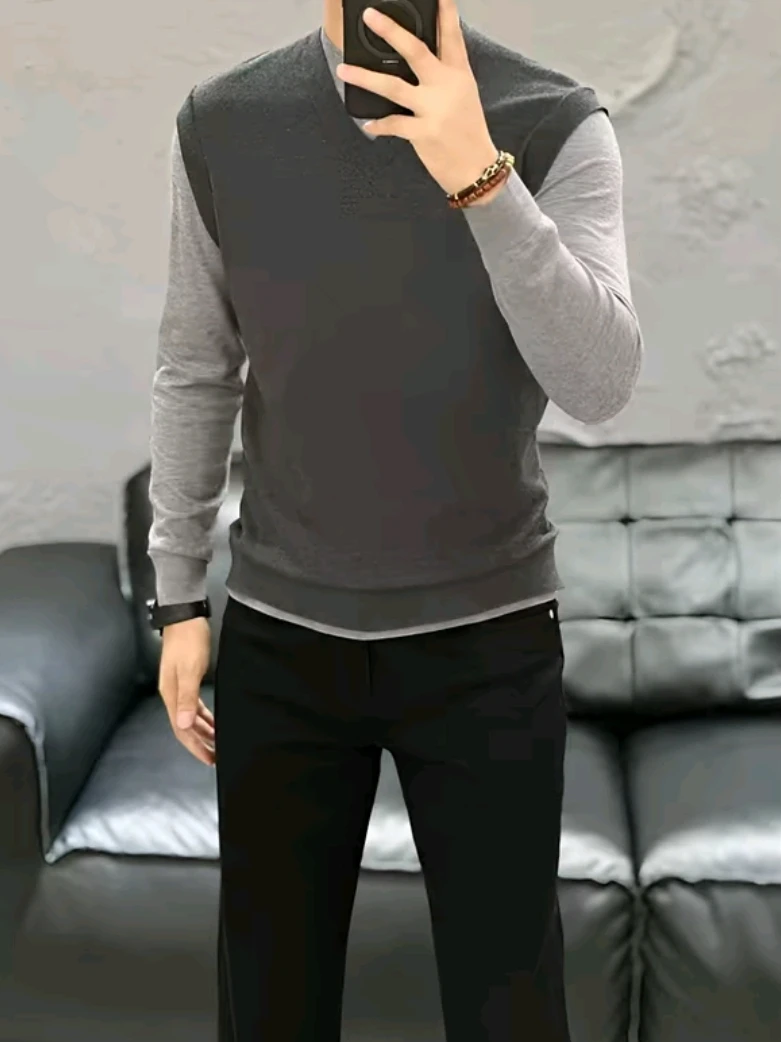 Новый мужской вязаный свитер, удобный Haome, модный, универсальный, высококачественный, осенне-зимний, модная повседневная одежда, тонкий датчик
Новый мужской вязаный свитер, удобный Haome, модный, универсальный, высококачественный, осенне-зимний, модная повседневная одежда, тонкий датчик