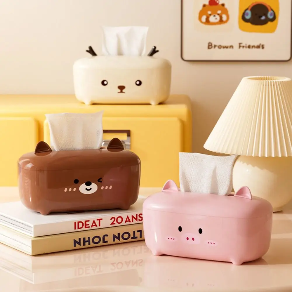 Cartoon Animal Shape Cute Tissue Box Decorative Thickened Paper Towel Holder Space Saving Large Capacity Napkin Container
Cartoon Animal Shape Cute Tissue Box Decorative Thickened Paper Towel Holder Space Saving Large Capacity Napkin Container