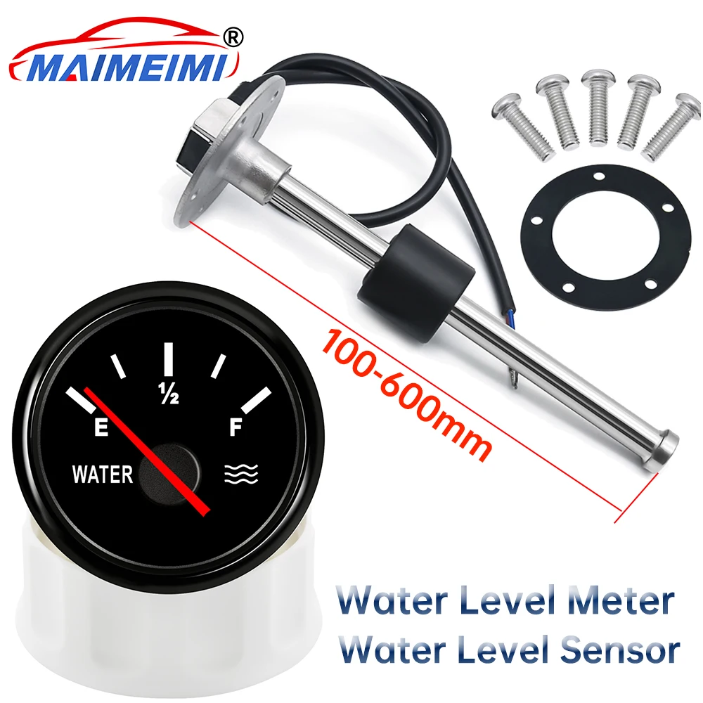 Auto pointer water Level Gauge+100mm~600mm Water Level Gauge sensor E-F Range Tank Level With Red Backlight for car boat
Auto pointer water Level Gauge+100mm~600mm Water Level Gauge sensor E-F Range Tank Level With Red Backlight for car boat