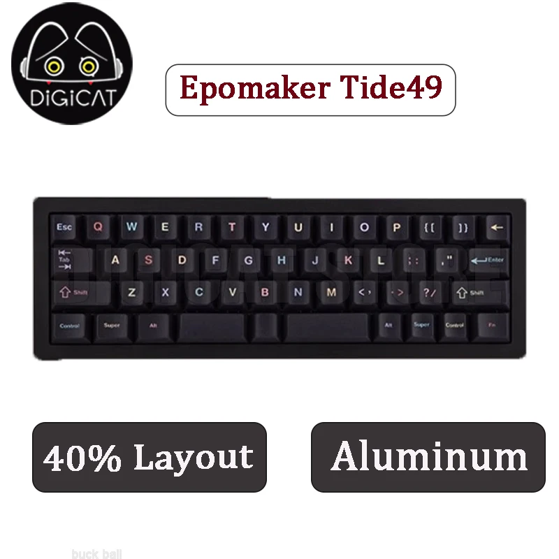 Epomaker Tide49 Mechanical Keyboard 40% Layout Cnc Aluminum Shell Support Via Qmk Customized Switch Hot Swappable Wireless Mode
Epomaker Tide49 Mechanical Keyboard 40% Layout Cnc Aluminum Shell Support Via Qmk Customized Switch Hot Swappable Wireless Mode