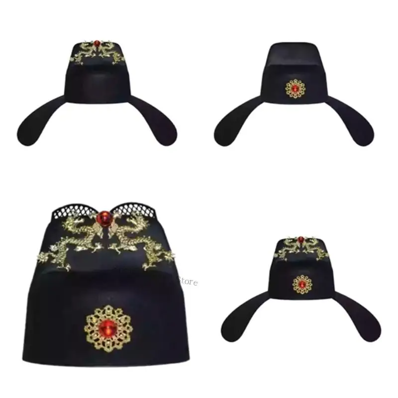 Classical Official Cap for Chinese Festival Foldable Design Breathable Flying Fish Hat For Cultural Event Costume Props
Classical Official Cap for Chinese Festival Foldable Design Breathable Flying Fish Hat For Cultural Event Costume Props