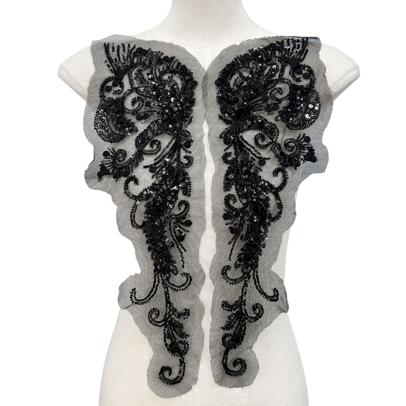 652F 2lots Sewing Sequins Embroidered Patches Cosplay Party Decorative Appliques for Enhancing Evening Gowns
652F 2lots Sewing Sequins Embroidered Patches Cosplay Party Decorative Appliques for Enhancing Evening Gowns