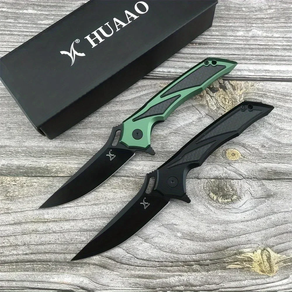 Pocket Folding HUAAO GC003 Knife D2 Steel Blade T6 Aluminum Carbon Fiber Handle Camping EDC Fishing Cutting Outdoor Multitools
Pocket Folding HUAAO GC003 Knife D2 Steel Blade T6 Aluminum Carbon Fiber Handle Camping EDC Fishing Cutting Outdoor Multitools