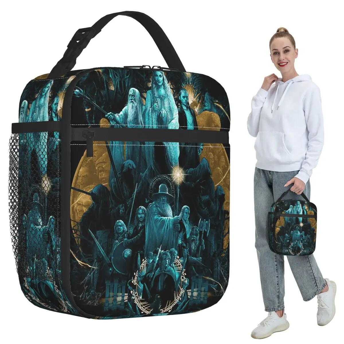 The L-Lord Of The Rings Magic Movie Insulated Lunch Bag for Kids School Cooler Thermal Food Box Tote Portable Lunch Boxes
The L-Lord Of The Rings Magic Movie Insulated Lunch Bag for Kids School Cooler Thermal Food Box Tote Portable Lunch Boxes