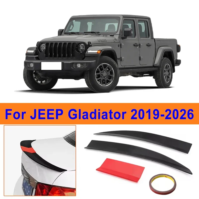 For JEEP Gladiator 2019-2026 3-Section ABS Rear Trunk Spoiler 115-125cm Adjustable Sports Decor Top Wing Car Exterior Parts
For JEEP Gladiator 2019-2026 3-Section ABS Rear Trunk Spoiler 115-125cm Adjustable Sports Decor Top Wing Car Exterior Parts