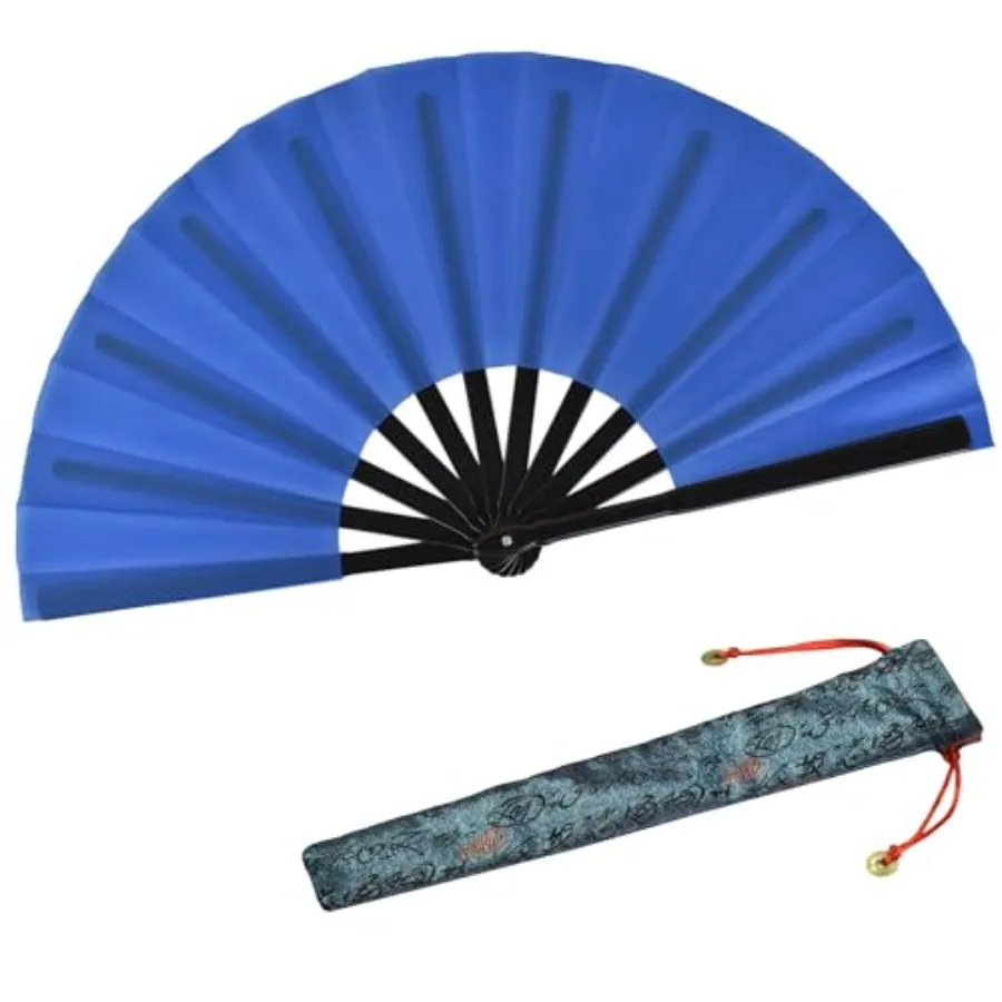 Small Folding Hand Fan, Kung Fu Tai Chi Plastic- Nylon Hand Held Dance Folding Fans for Men/Women/ With a Fabric Case for Prote
Small Folding Hand Fan, Kung Fu Tai Chi Plastic- Nylon Hand Held Dance Folding Fans for Men/Women/ With a Fabric Case for Prote
