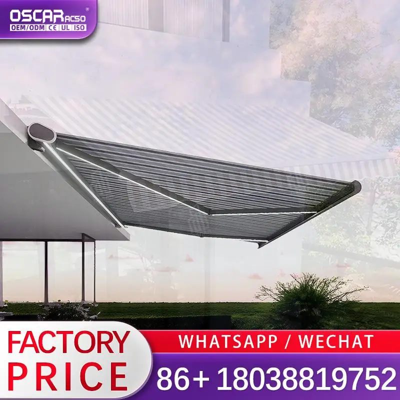 Automatic Motorized Retractable Aluminum Alloy Acrylic Sail Roof Cover for Pergola Rainproof in Outdoor Gardens Patios Backyards
Automatic Motorized Retractable Aluminum Alloy Acrylic Sail Roof Cover for Pergola Rainproof in Outdoor Gardens Patios Backyards
