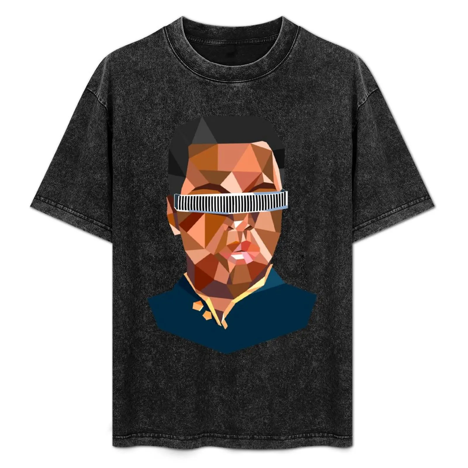 Star Trek Next Generation Geordi La Forge Portrait T-Shirt Casual Work Wear T-Shirt
Star Trek Next Generation Geordi La Forge Portrait T-Shirt Casual Work Wear T-Shirt