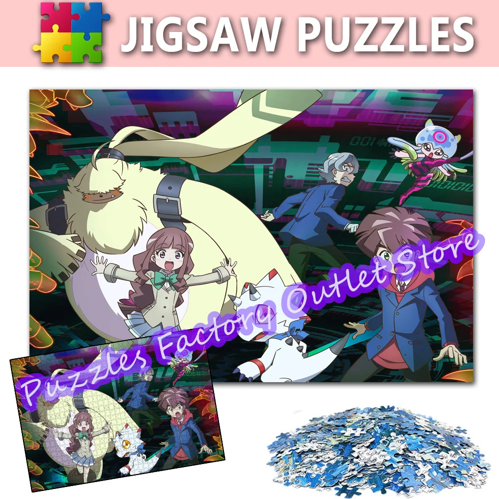 Digimon Ghost Game 300/500/1000 Pieces Jigsaw Puzzles Digital Monster Adventure Anime Cartoon Puzzle Kids Decompressing Gifts
Digimon Ghost Game 300/500/1000 Pieces Jigsaw Puzzles Digital Monster Adventure Anime Cartoon Puzzle Kids Decompressing Gifts