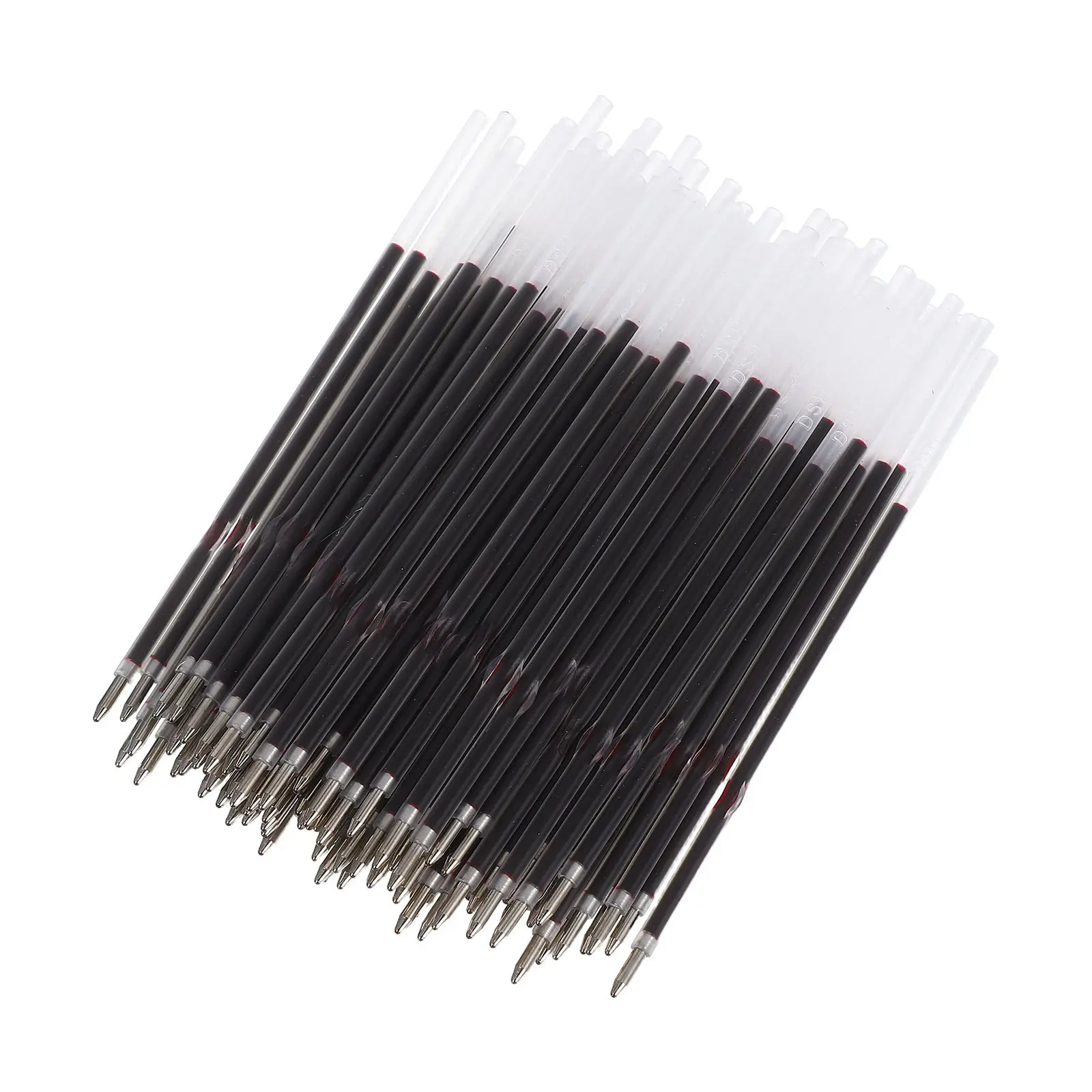 200Pcs Ballpoint Pen Refills Universal 0.7mm Smooth Ink Black Red Retractable Pen Replacement Refills for Office School Writing
200Pcs Ballpoint Pen Refills Universal 0.7mm Smooth Ink Black Red Retractable Pen Replacement Refills for Office School Writing