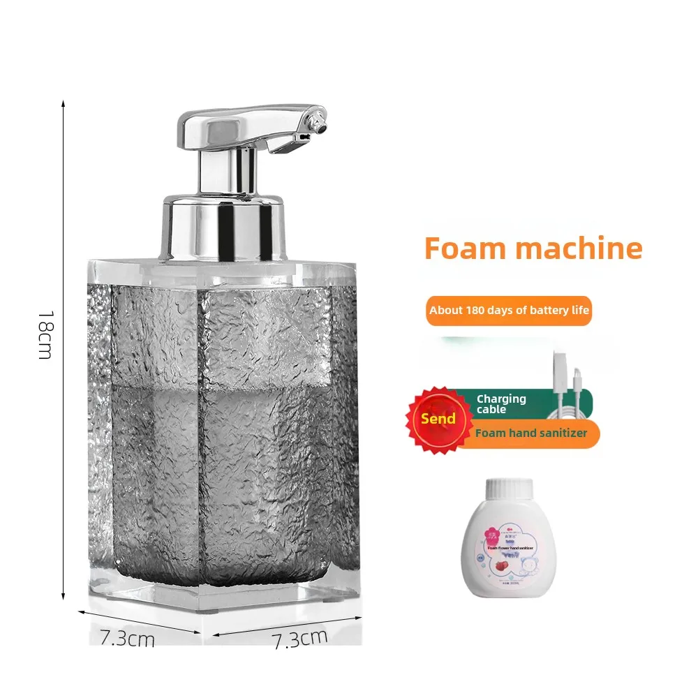 Foam washing mobile phone automatically senses rechargeable smart electric foaming machine hand sanitizer machine
Foam washing mobile phone automatically senses rechargeable smart electric foaming machine hand sanitizer machine