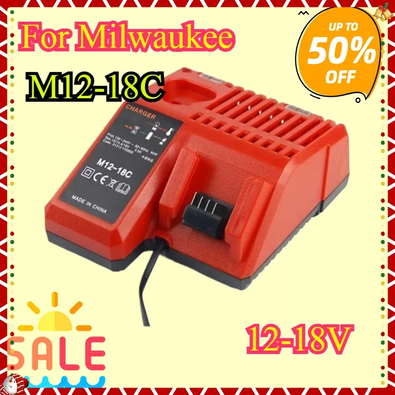 Replace 3A 12V 14V 18V Rapid Fast Li-Ion Charger Fit For Milwaukee M12-18C Dual Port Multi-Voltage Lithium-Ion Battery M12 M18
Replace 3A 12V 14V 18V Rapid Fast Li-Ion Charger Fit For Milwaukee M12-18C Dual Port Multi-Voltage Lithium-Ion Battery M12 M18