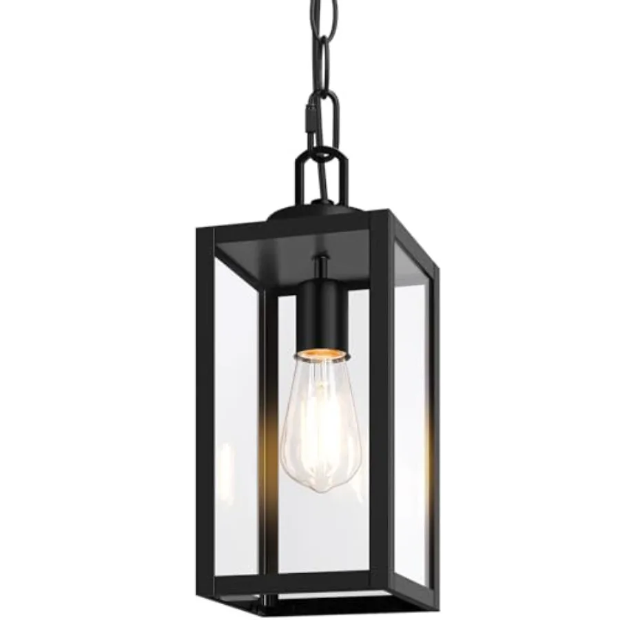 1-Pack Outdoor Pendant Light, 13" Modern Hanging Lantern Light for Outside, Exterior Pendant Lighting Fixture with Adjustable C
1-Pack Outdoor Pendant Light, 13" Modern Hanging Lantern Light for Outside, Exterior Pendant Lighting Fixture with Adjustable C
