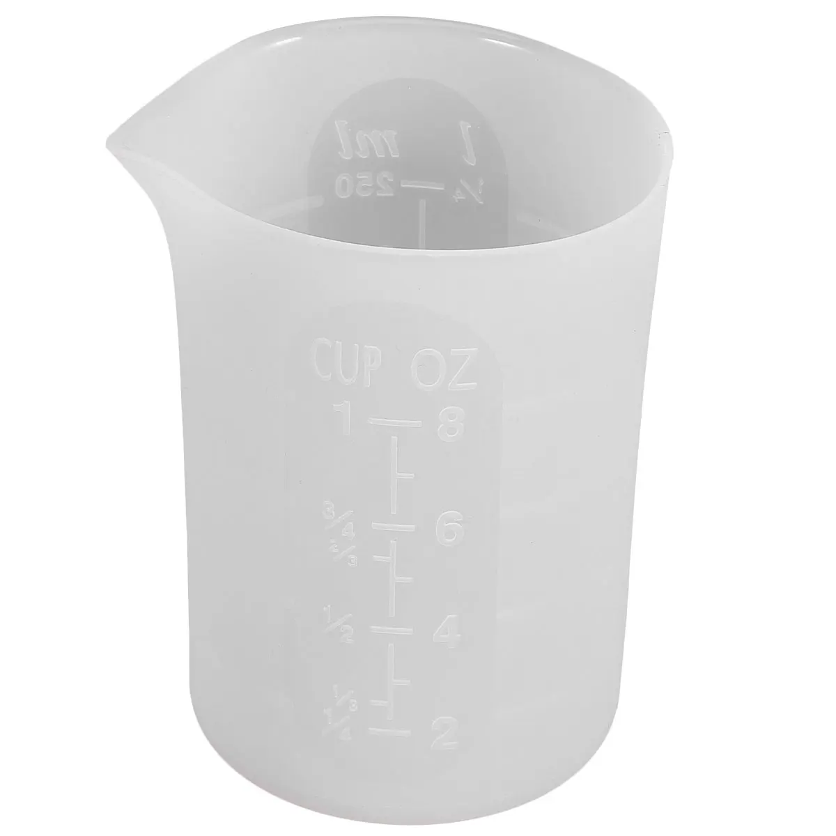 1pc Silicone Measuring 250ml Reusable Transparent Scale Cups Scale Cups for Pouring Mixing Tools
1pc Silicone Measuring 250ml Reusable Transparent Scale Cups Scale Cups for Pouring Mixing Tools