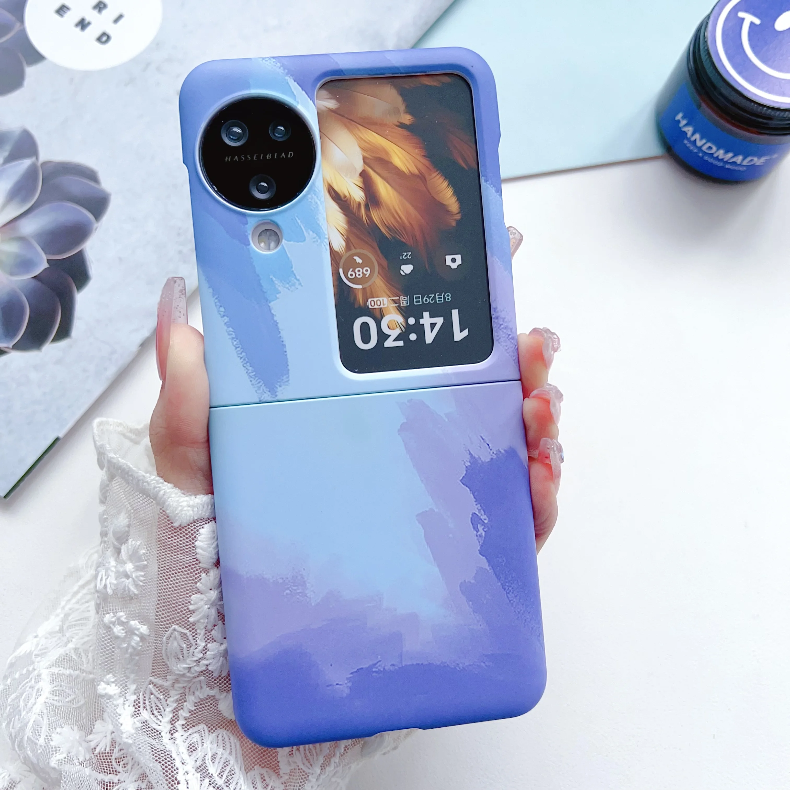 Colorful Blue watercolor Skin Feeling Hard Pc Shockproof Phone Case For Oppo Find N2/N3 Flip Back Cover
Colorful Blue watercolor Skin Feeling Hard Pc Shockproof Phone Case For Oppo Find N2/N3 Flip Back Cover