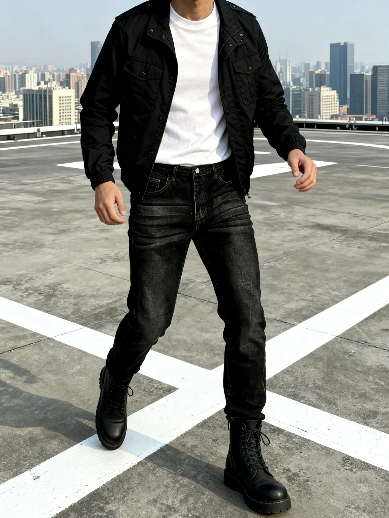 Fashion Black Men's Slim Jeans For Man Original Y2K Drip Trend Denim Pants No accessories or belts included
Fashion Black Men's Slim Jeans For Man Original Y2K Drip Trend Denim Pants No accessories or belts included