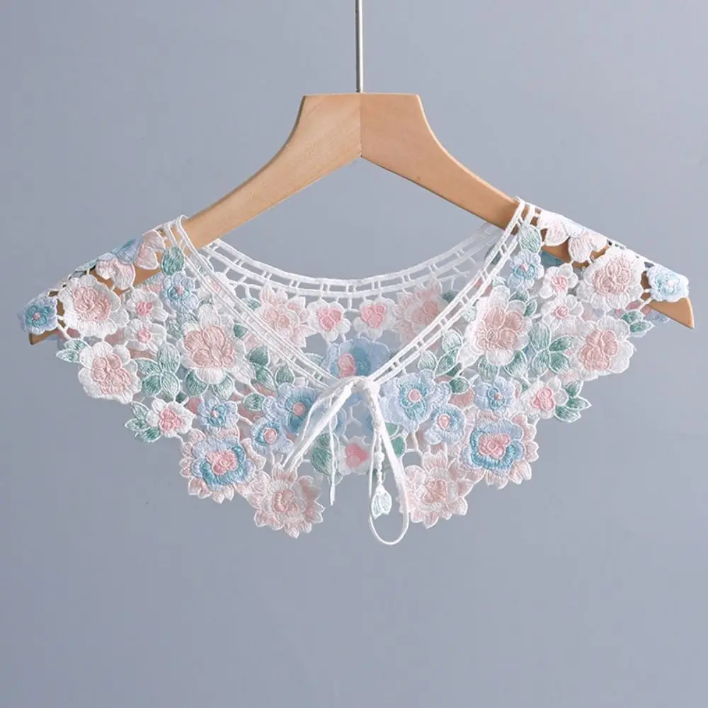 Shawl Floral Embroidered Flower Fake Collar Detachable Hollow Lace Collar Pastoral Style Exquisite Lace Neckline Women/girls
Shawl Floral Embroidered Flower Fake Collar Detachable Hollow Lace Collar Pastoral Style Exquisite Lace Neckline Women/girls