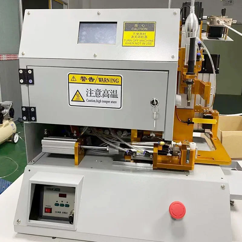 Automatic wire feeding stripping solder machine PCB pull welding machine USB data cable welding machine power cable stripping
Automatic wire feeding stripping solder machine PCB pull welding machine USB data cable welding machine power cable stripping