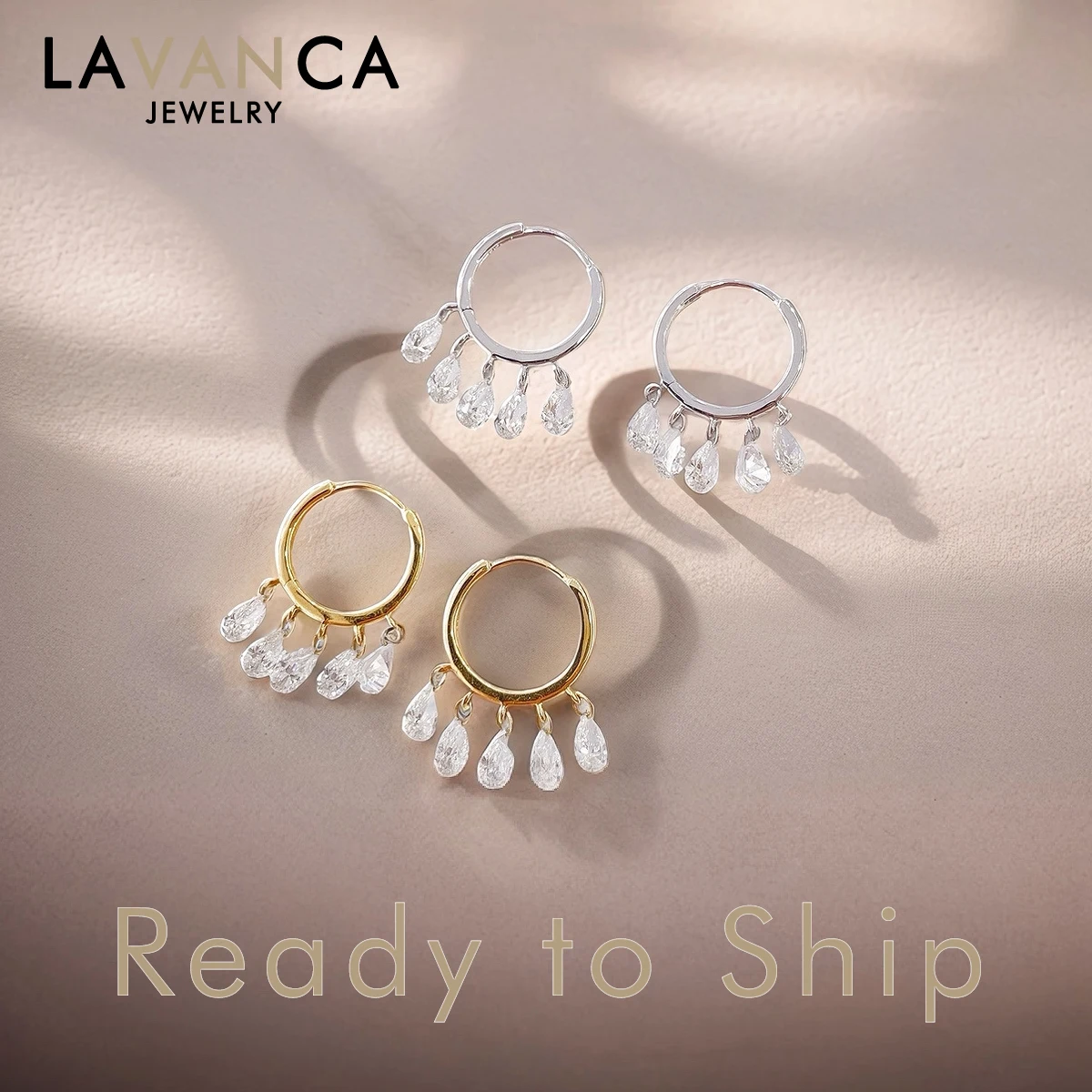18K Solid Gold Lab Created Diamond Earrings Pear Cut Lab Diamond Floatings Hoop Earrings Fine Jewelry For Women Anniversary Gift
18K Solid Gold Lab Created Diamond Earrings Pear Cut Lab Diamond Floatings Hoop Earrings Fine Jewelry For Women Anniversary Gift