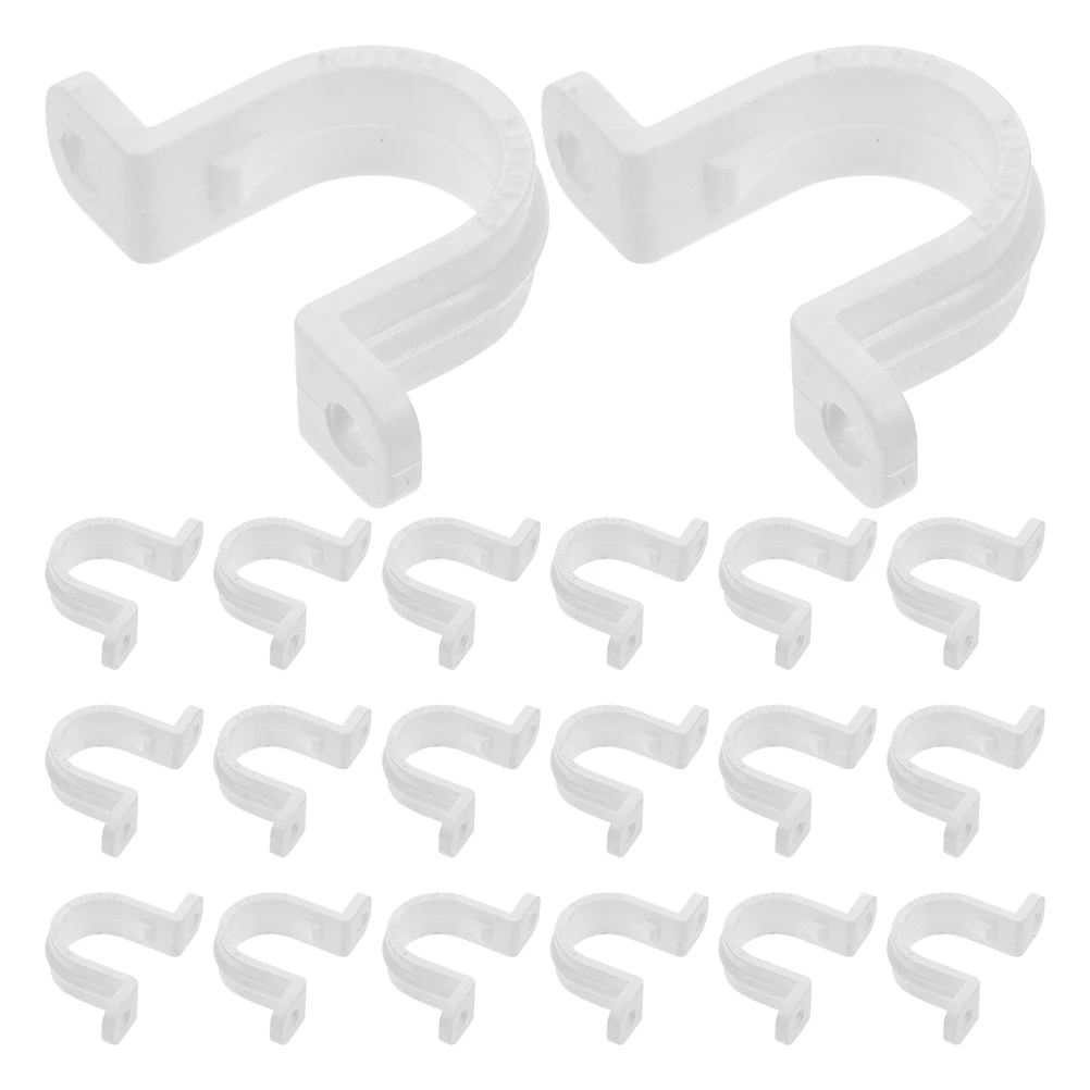 20pcs PVC Fittings Hose Clamp U Bracket Mounting Cable Heavy Duty Pipe Strap U Brackets For Mounting Clamps Plastic Tube Fixing
20pcs PVC Fittings Hose Clamp U Bracket Mounting Cable Heavy Duty Pipe Strap U Brackets For Mounting Clamps Plastic Tube Fixing