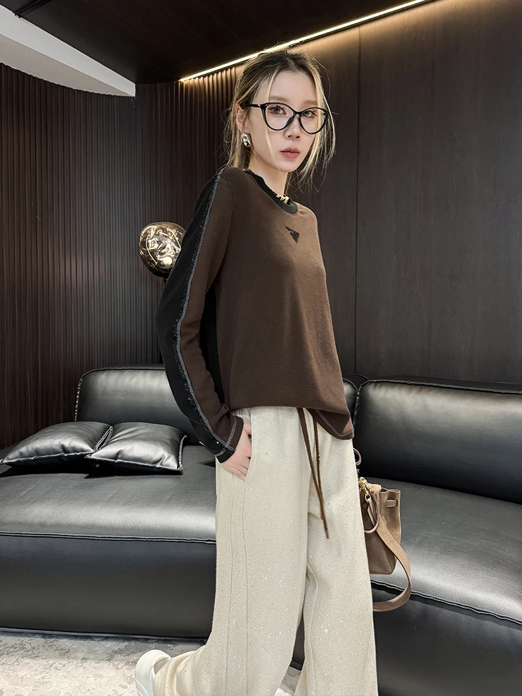 Heavy Embellied Hoodie Women's round Ne Fce Casual Faion Color Blo Side Sve Diamond Heat Transfer Top
Heavy Embellied Hoodie Women's round Ne Fce Casual Faion Color Blo Side Sve Diamond Heat Transfer Top