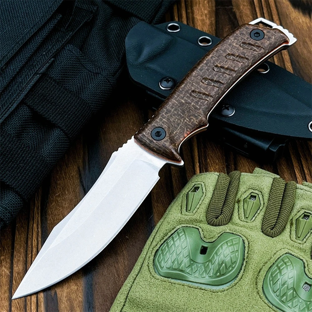 Hot Sale 8Cr13Mov Fixed Blade Tactical Knife Micarta Handle Survival Knife with Sheath for Camping Fishing Everyday Carry
Hot Sale 8Cr13Mov Fixed Blade Tactical Knife Micarta Handle Survival Knife with Sheath for Camping Fishing Everyday Carry