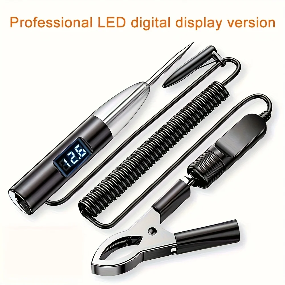 Car Electrical Test Light for Vehicle Repair & Maintenance Multifunctional 12V/24V Automotive Circuit Tester
Car Electrical Test Light for Vehicle Repair & Maintenance Multifunctional 12V/24V Automotive Circuit Tester