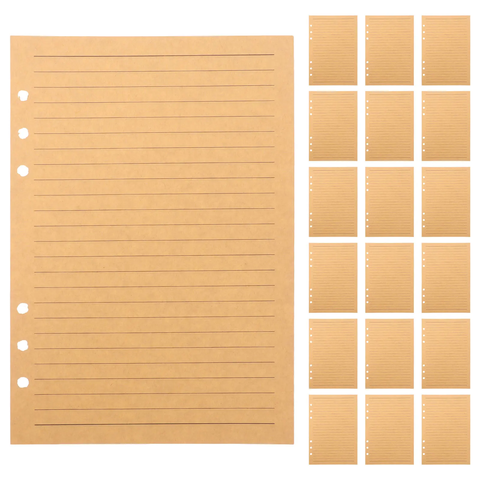 80 Sheets A5 Paper Notebook Inserts Ruled Spiral Binder Planner Refill Thick Sturdy Portable Campus School
80 Sheets A5 Paper Notebook Inserts Ruled Spiral Binder Planner Refill Thick Sturdy Portable Campus School