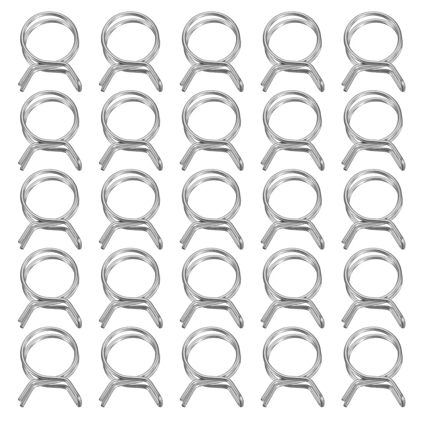 Uxcell 15-25pcs 15/16/17/18/19/20/22/24/26/28/30mm Double Wire Spring Hose Clamp for Air Hoses Water Pipes Vacuum Hoses
Uxcell 15-25pcs 15/16/17/18/19/20/22/24/26/28/30mm Double Wire Spring Hose Clamp for Air Hoses Water Pipes Vacuum Hoses