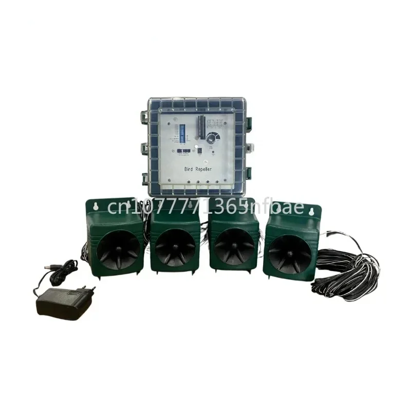 Bird repelling system, bird sound waterproof deterrent, bird repelling device for shopping malls, outdoor ultrasonic 4-speaker
Bird repelling system, bird sound waterproof deterrent, bird repelling device for shopping malls, outdoor ultrasonic 4-speaker