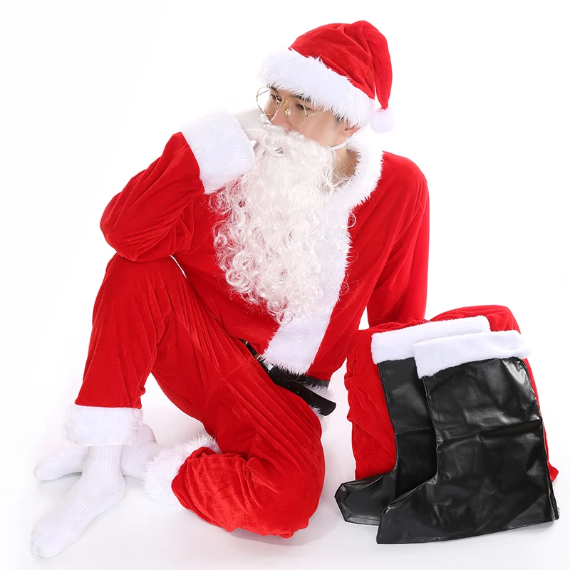 Christmas Set Cosplay Santa Clothing Christmas Hat Men's Women's Santa Lingerie Xmas Atmosphere Gift Pack Adult Costume
Christmas Set Cosplay Santa Clothing Christmas Hat Men's Women's Santa Lingerie Xmas Atmosphere Gift Pack Adult Costume