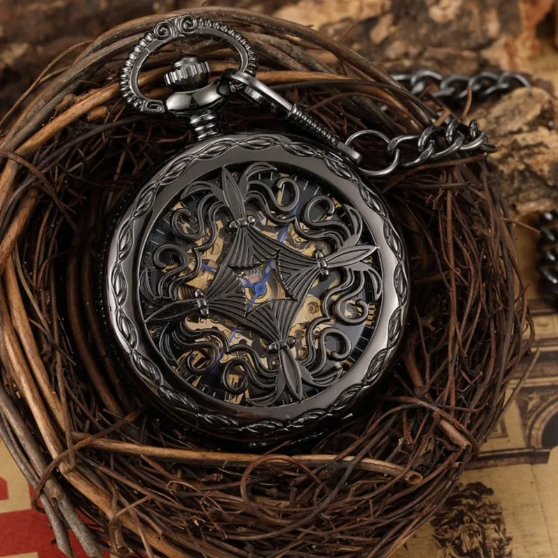 Elegant Vintage Mechanical Hand Winding Pocket Watch Black/White Arabic Numerals Dial Luxury Pendant Clock Reloj De Bolsillo
Elegant Vintage Mechanical Hand Winding Pocket Watch Black/White Arabic Numerals Dial Luxury Pendant Clock Reloj De Bolsillo