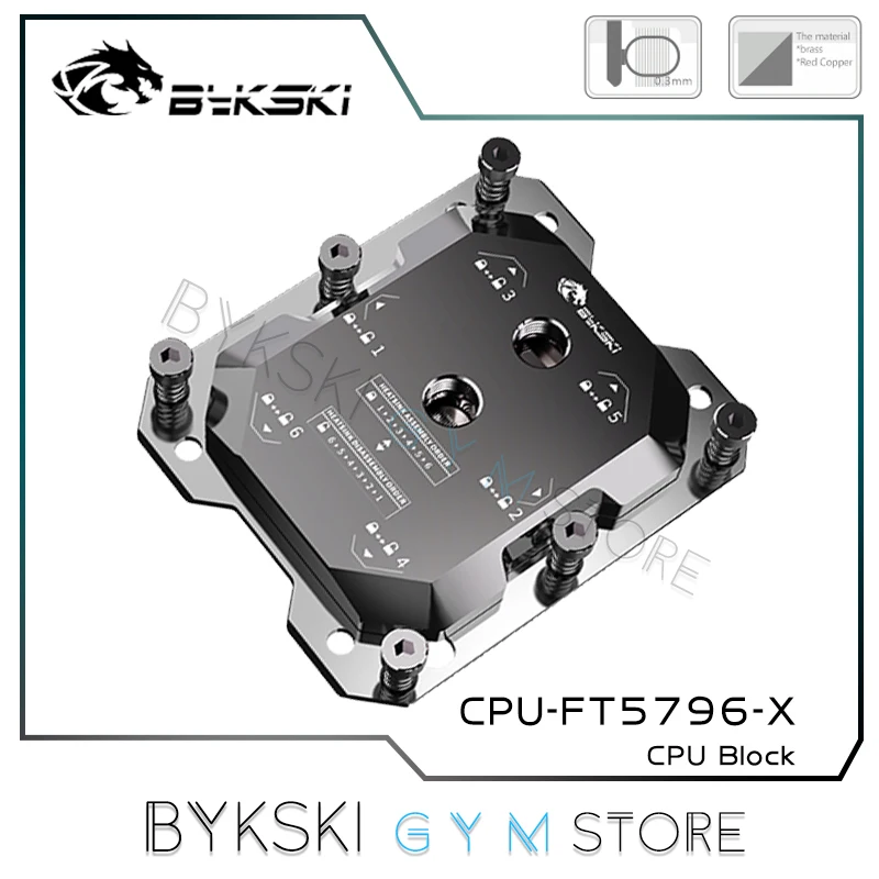 Bykski CPU-FT5796-X CPU Water Block For ARM S5000C 64 Server, Full Metal Structure
Bykski CPU-FT5796-X CPU Water Block For ARM S5000C 64 Server, Full Metal Structure
