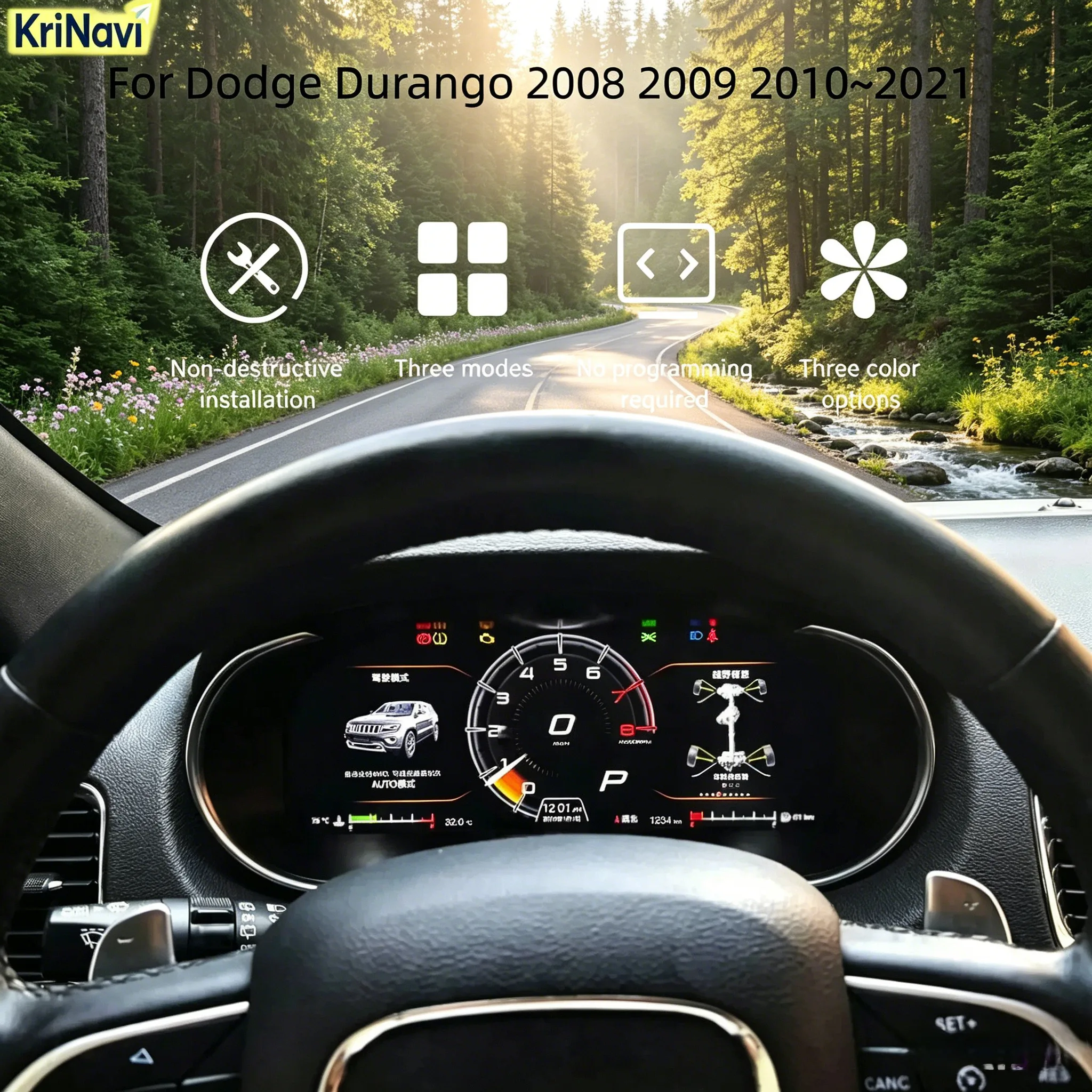 For Dodge Durango 2008-2021 Full LCD Digital Instrument Cluster Virtual Cockpit Dashboard Panel Speedometer Display CarPlay
For Dodge Durango 2008-2021 Full LCD Digital Instrument Cluster Virtual Cockpit Dashboard Panel Speedometer Display CarPlay