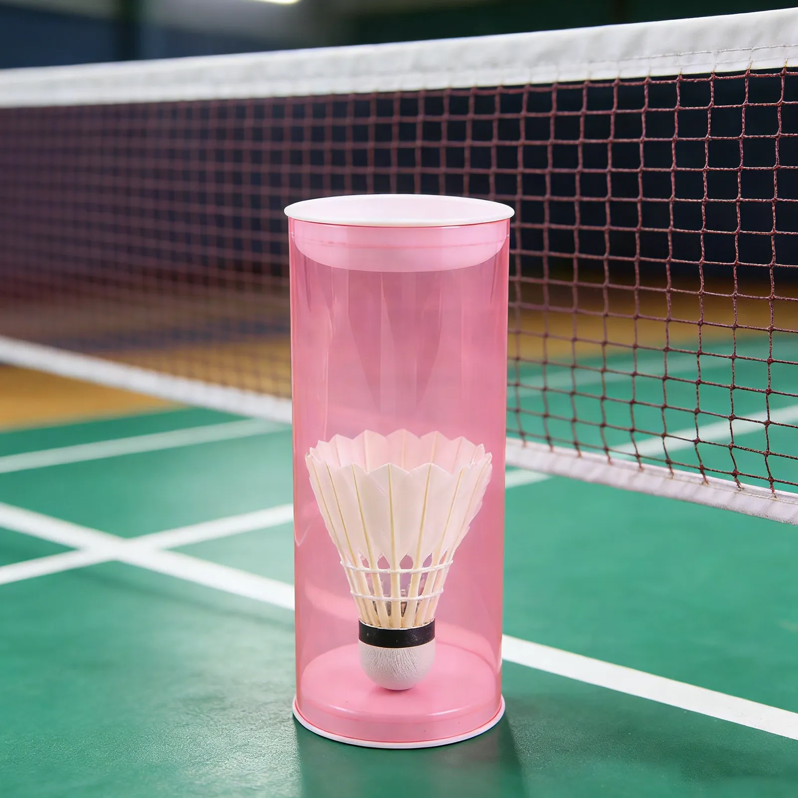 Plastic Transparent Shuttlecock Storage Container Lightweight Tube with Cap Pink Portable for Badminton Gym Home Party Clear
Plastic Transparent Shuttlecock Storage Container Lightweight Tube with Cap Pink Portable for Badminton Gym Home Party Clear