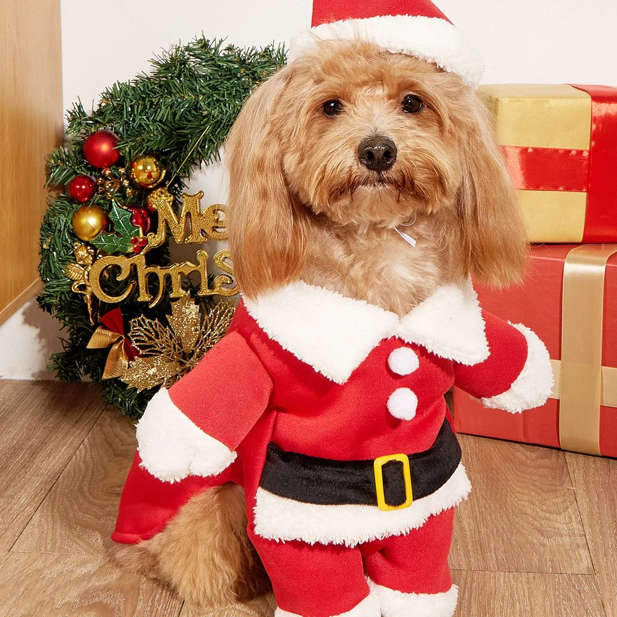 Cute Dog Santa Claus Outfit Christmas Costume for Small Dogs Cats Yorkie Cosplay Clothes Dress Up Jumpsuit Party Gifts Supplies
Cute Dog Santa Claus Outfit Christmas Costume for Small Dogs Cats Yorkie Cosplay Clothes Dress Up Jumpsuit Party Gifts Supplies
