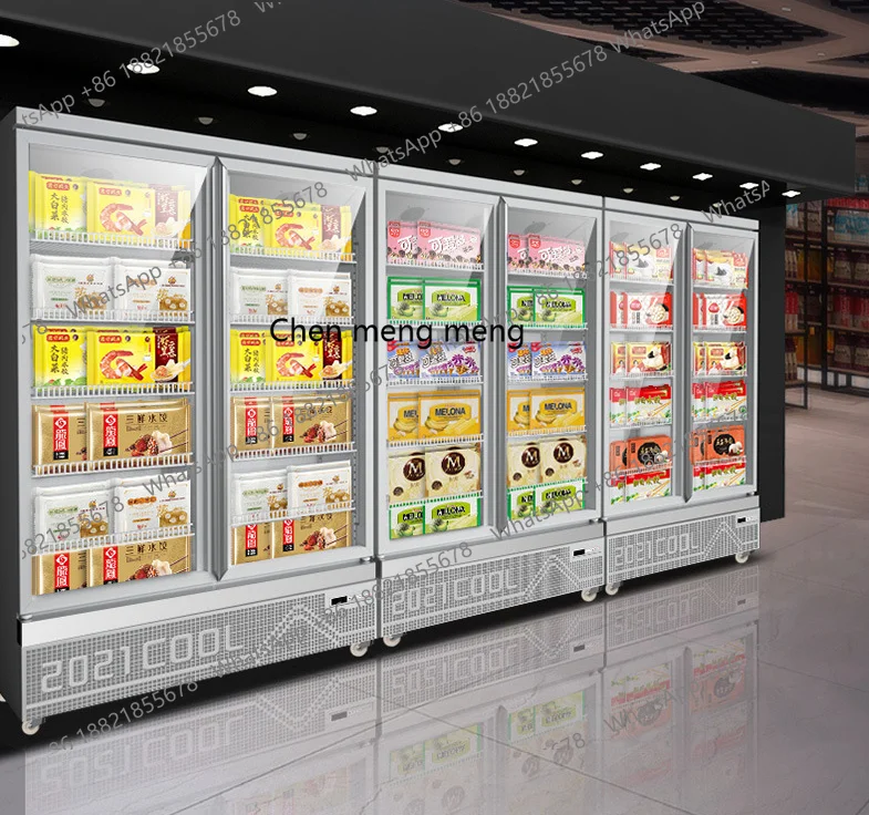 Frozen Display Cabinet Commercial Supermarket Frozen Food Large Capacity Vertical Freezer Glass Low Temperature Frozen Freezer
Frozen Display Cabinet Commercial Supermarket Frozen Food Large Capacity Vertical Freezer Glass Low Temperature Frozen Freezer