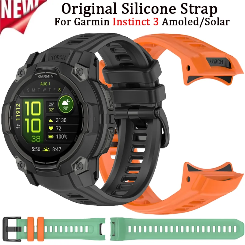 Original Silicone Band For Garmin Instinct 3 Amoled 45mm 50mm Sport Replaceable Wristband Garmin Instinct 3 Solar Bracelet Strap
Original Silicone Band For Garmin Instinct 3 Amoled 45mm 50mm Sport Replaceable Wristband Garmin Instinct 3 Solar Bracelet Strap